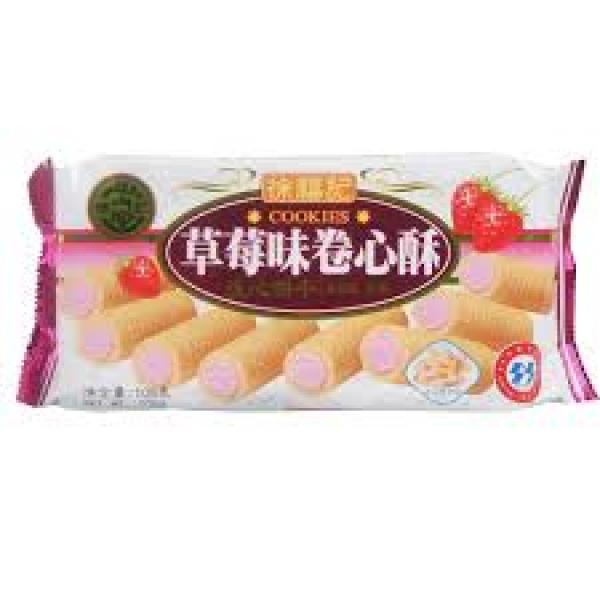徐福记草莓卷心酥105G
