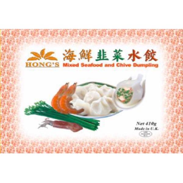 Hong's鸿字水饺-海鲜大葱410G