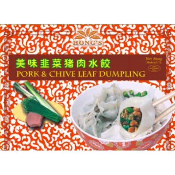 Hongs鸿字水饺-猪肉韭菜410G
