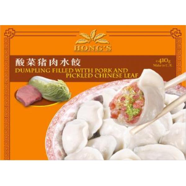 Hong's鸿字水饺-酸菜猪肉410G
