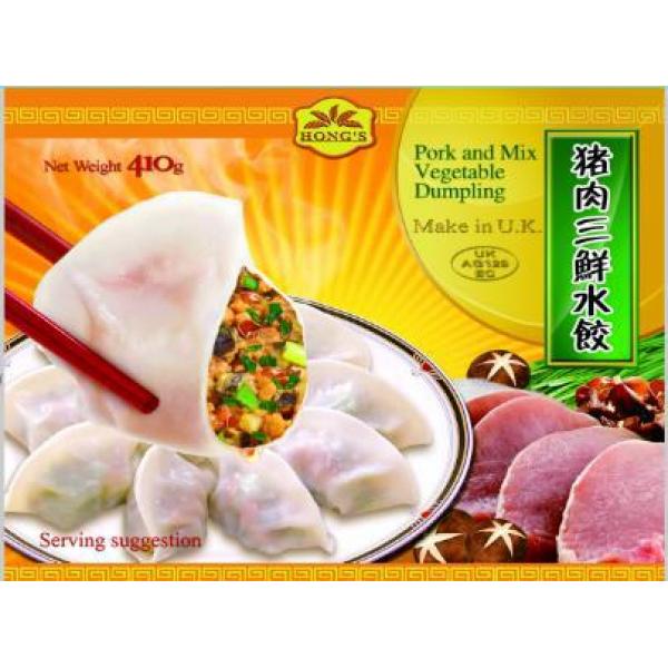 Hong's鸿字水饺-猪肉三鲜水饺410G