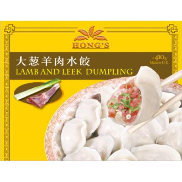Hong's鸿字水饺-大葱羊肉水饺410G