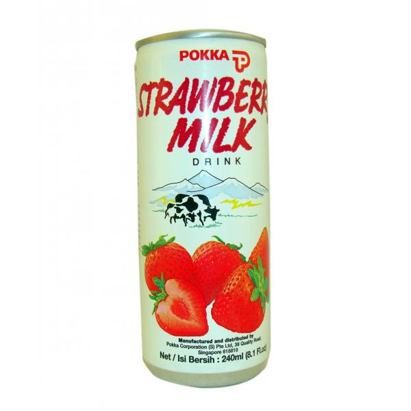POKKA草莓奶240ML