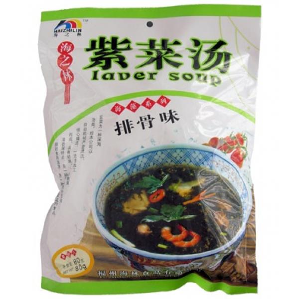 海之林紫菜汤-排骨80G