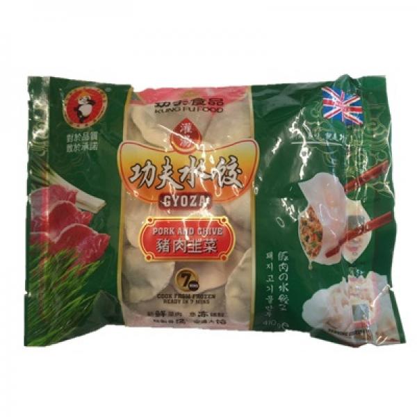 功夫水饺-猪肉韭菜410G