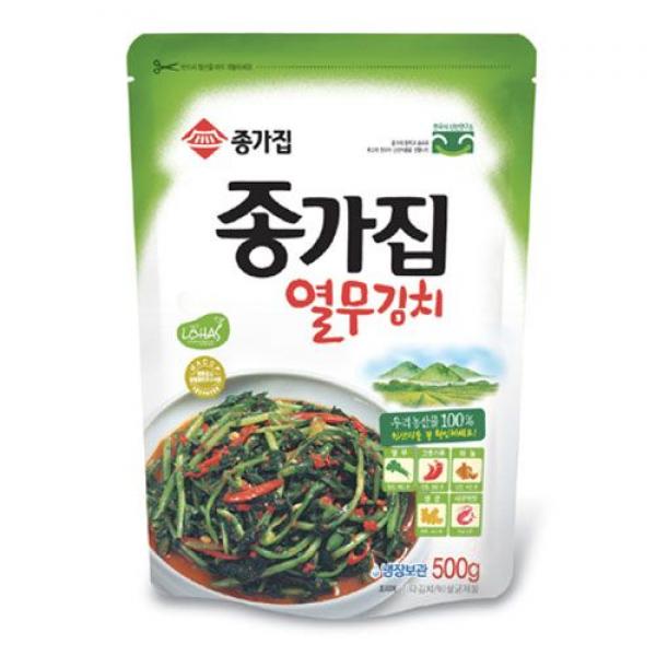 韩国萝卜叶泡菜500G