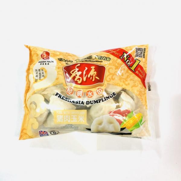 香源猪肉玉米水饺400g
