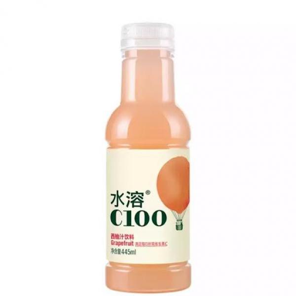 农夫山泉 水溶C100 西柚汁味 455ml