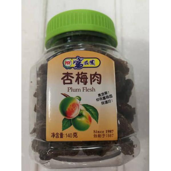 富森园杏梅肉瓶装140G