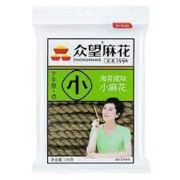 众望小麻花海苔咸味130G