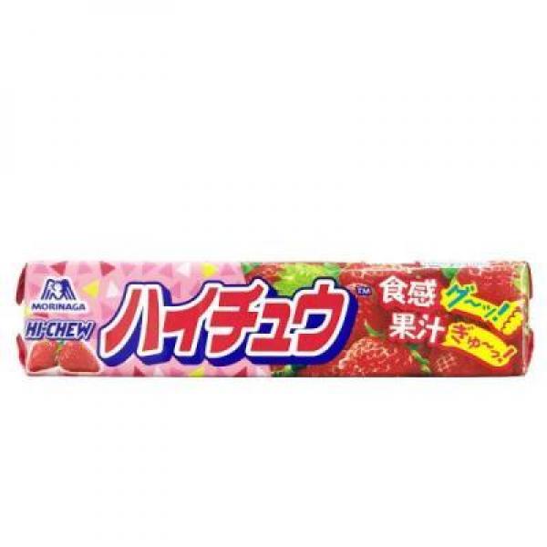 日本森永嗨秋果汁糖草莓味55.2G