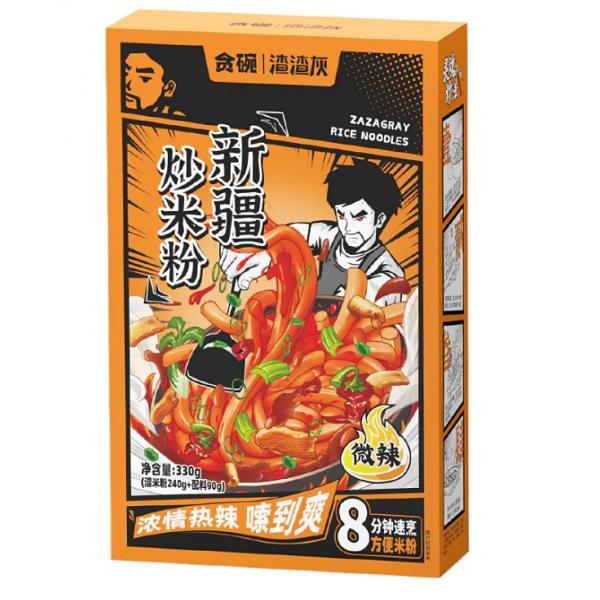 渣渣灰新疆炒米粉微辣330G