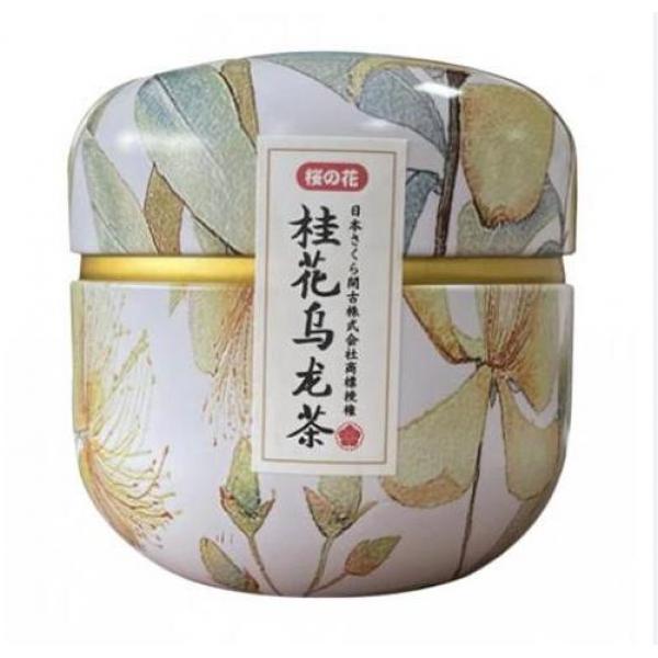 日本樱花小花罐-桂花乌龙茶36G