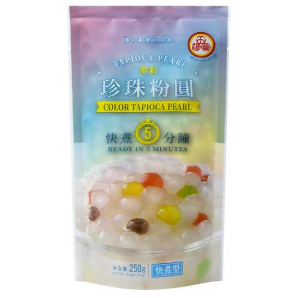 五福圆多彩珍珠粉圆250G