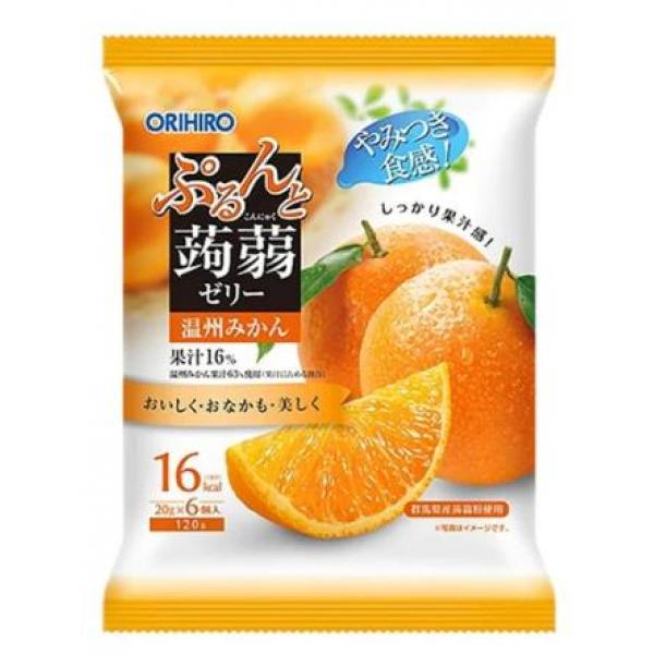 欧力喜乐蒟蒻果冻橘子味120G