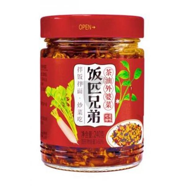 饭匹兄弟茶油外婆菜240G