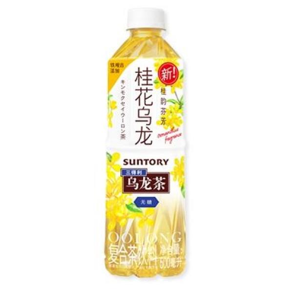 三得利无糖桂花乌龙茶500ml