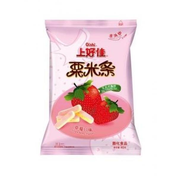 上好佳粟米条草莓味40g