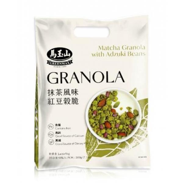 马玉山抹茶风味红豆榖脆200G