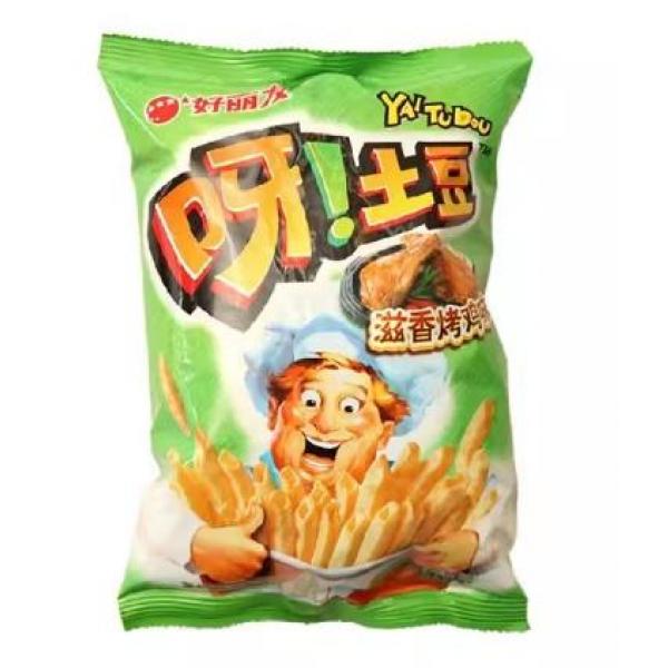 呀土豆薯条滋香烤鸡味40g