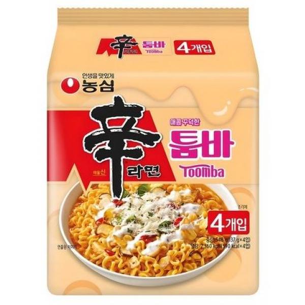 农心奶油拌面-辣137G*5