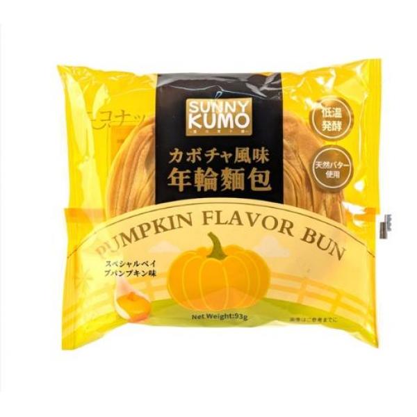 阳光果子铺 贝贝南瓜年轮面包 93G