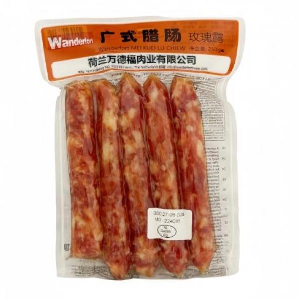 万德福玫瑰露腊肠100G