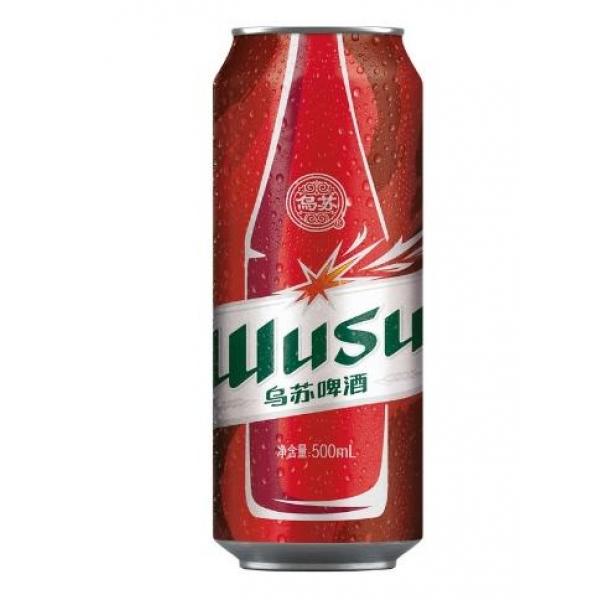 乌苏啤酒500ml