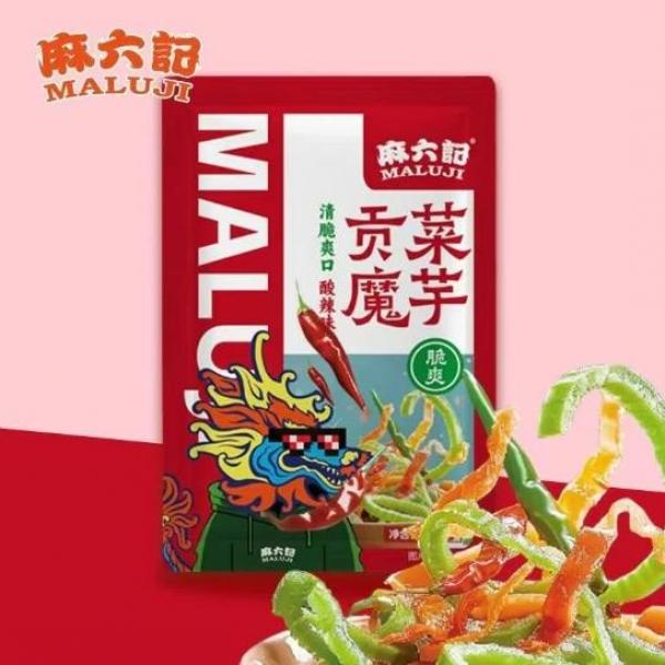 麻六记贡菜魔芋酸辣味15G *20