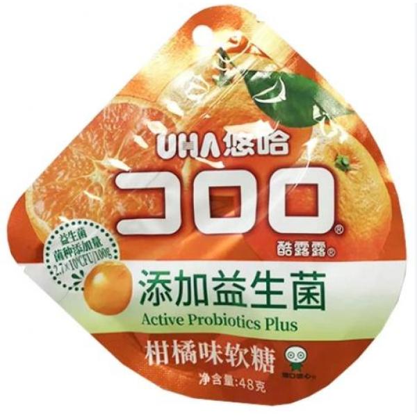 悠哈 益生菌软糖-柑橘味 48g