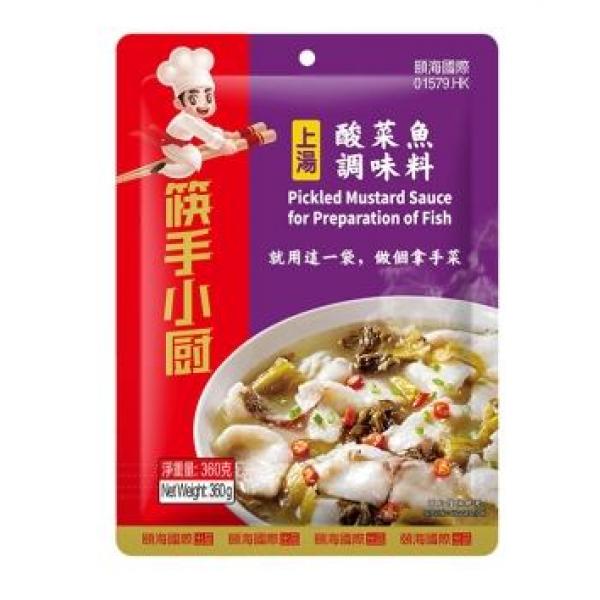 筷手小厨 上汤酸菜鱼调味料 360G