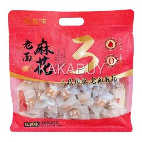 超友味老面麻花红糖味218G