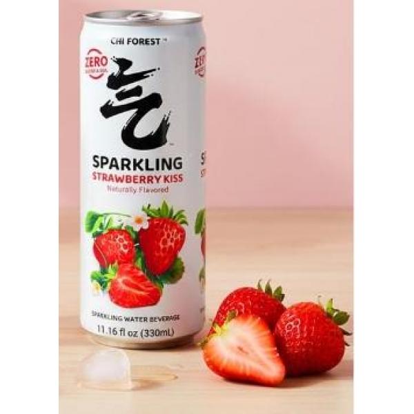 元气森林草莓味气泡水罐装330ML
