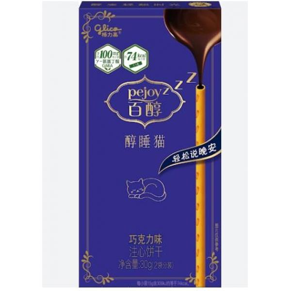 百醇巧克力注心饼干30g