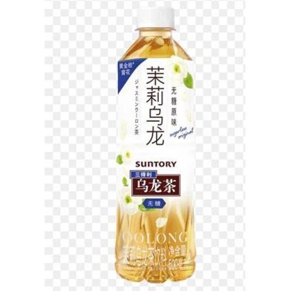 三得利无糖茉莉乌龙茶500ML