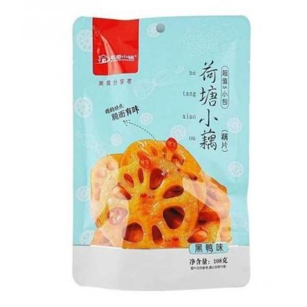 石磨小镇荷塘小藕 黑鸭味108G