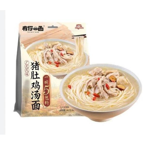 有你一面 猪肚鸡汤面 180g