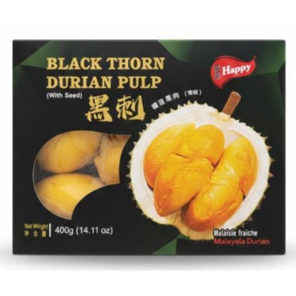欢乐 马来西亚黑刺榴莲果肉（带核）400G