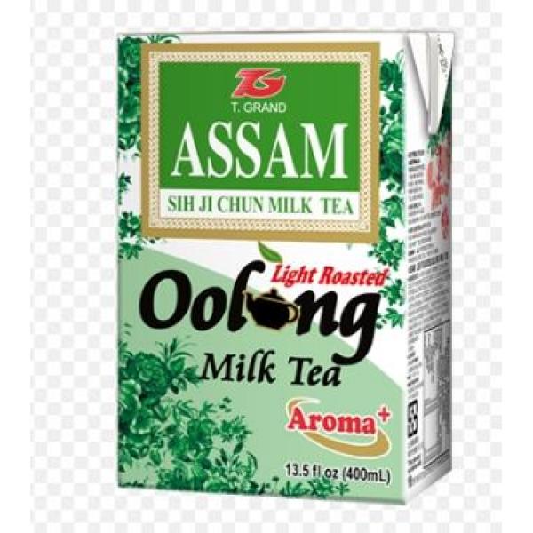 阿萨姆双茶会四季春奶茶400ml